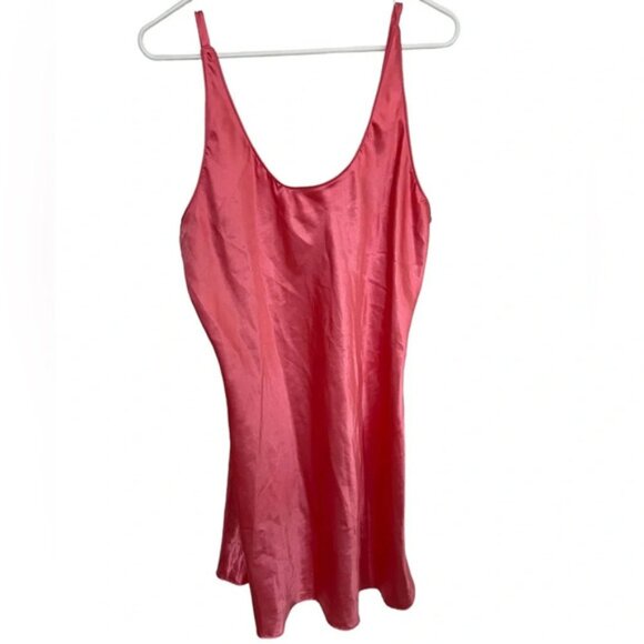 Pink Vintage Slip Chemise Dress L - Picture 1 of 3
